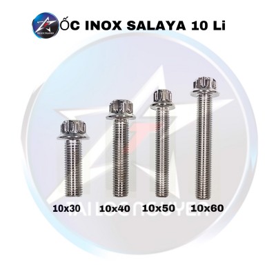 ỐC INOX SALAYA SIZE 10x30, 10x40, 10x50, 10x60