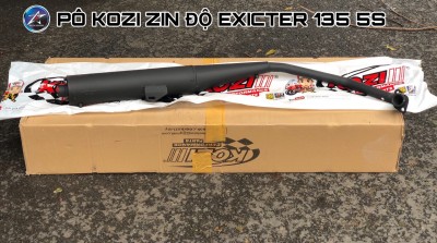 Pô tăng giả zin Kozi cho xe Exciter 135 2011-2014.