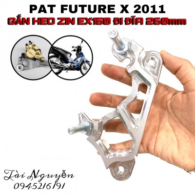 PAT FUTURE X 2011 GẮN HEO ZIN EX150 LÊN ĐĨA 260mm