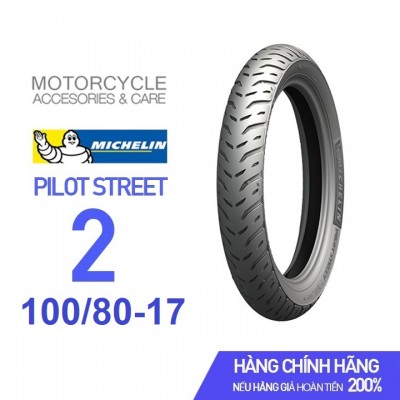 Vỏ Michelin Pilot Street 2 Size 100/80-17