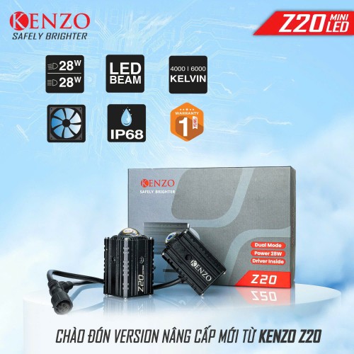 ĐÈN LED TRỢ SÁNG BI CẦU MINI KENZO Z20