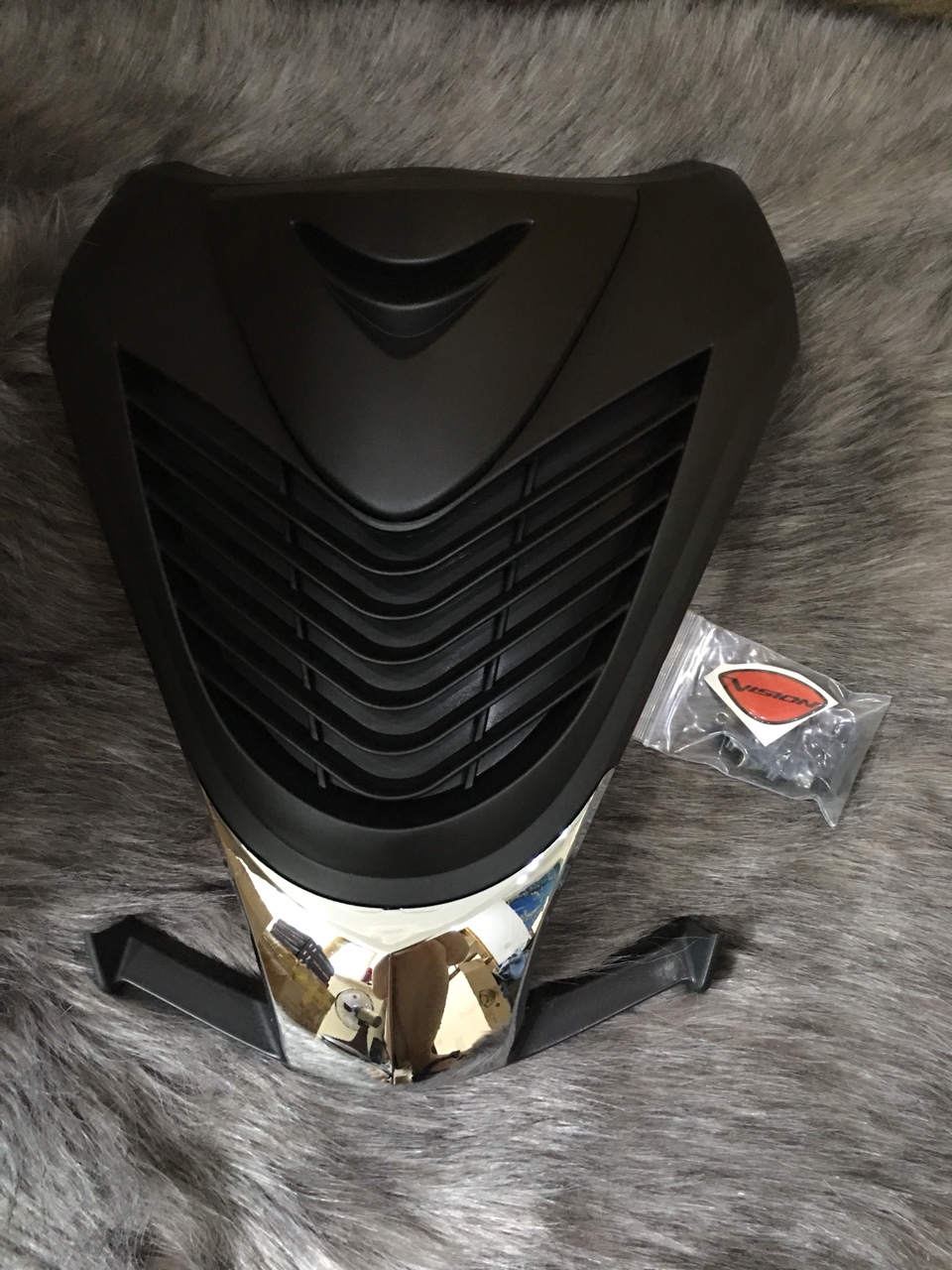 Mặt nạ xe máy Honda Vision 2014  2020 Chế Kiểu SH Ý  E3 Audio Miền Nam