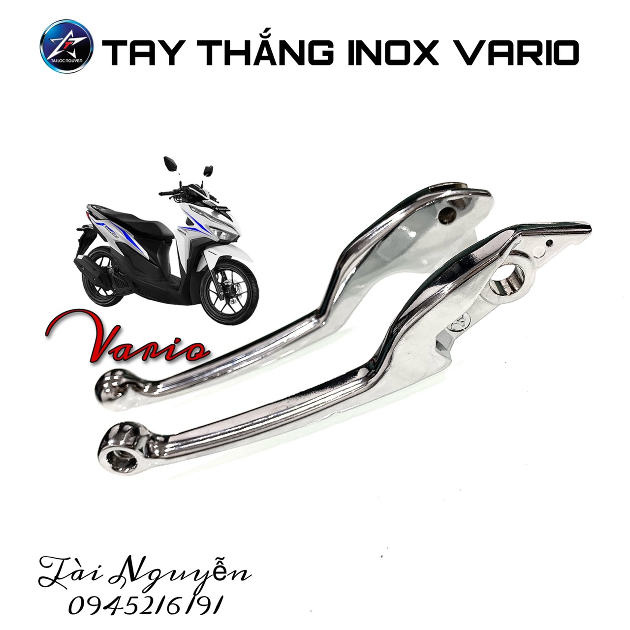 TAY THẮNG INOX INDO CHO VARIO/AB/CLICK